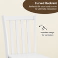 thumbnail image 6 of Giantex Wooden Dining Chairs Set of 2, Dinette Furniture Set w/Slatted Tilted Backrest, Kitchen Chairs , White, 6 of 8