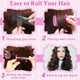 thumbnail image 2 of Rulos de pelo con agarre automático para cabello largo, medio, corto, grueso, fino y fino V, 2 of 5