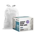 thumbnail image 1 of Plasticplace White Drawstring Lavender and Soft Vanilla Scented Garbage Can Liners │ Code Q Compatible (200 Count) │ 13-17 Gallon │ 25.25" x 32.75", 1 of 8