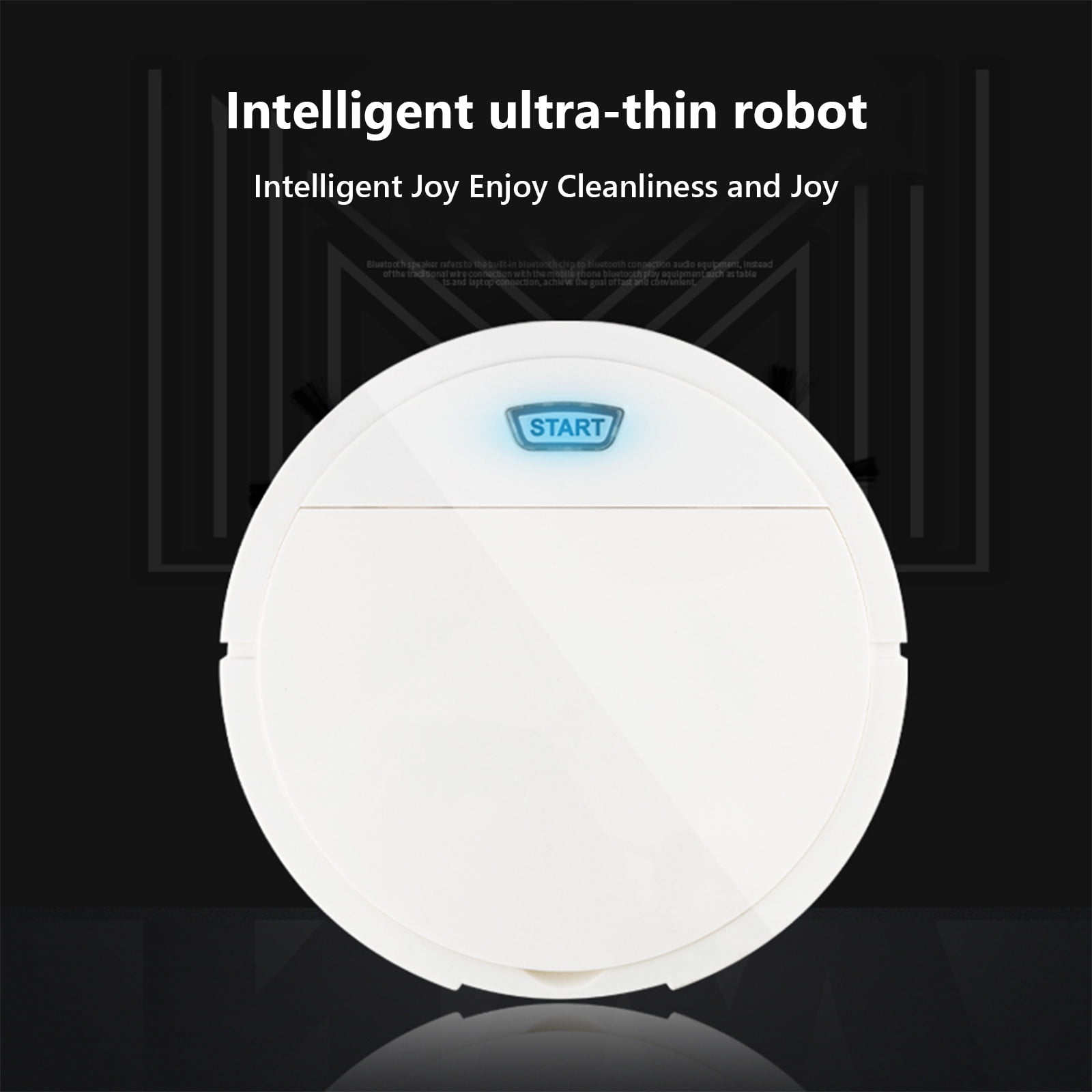 VALSEEL Home Appliances Clearance Robot Vacuum And Mop Combo, 3 In 1 Robotic Vacuum Cleaner With Watertank/Dustbin/Brush, Blocked By Hair, Remote/App, Ideal For Hard Floor/Pet