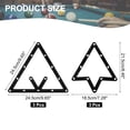 thumbnail image 2 of Uxcell 6 Pcs Magic Rack, 8, 9, and 10 Ball Combo Pack Magic Ball Rack Sheet Pool Rack Table Ball Holder, 2 of 7