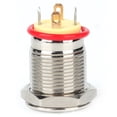 thumbnail image 4 of Botón de interruptor plano, 2 piezas de 12 mm, 4 botones de interruptor de reinicio automático, artesanía superior, 4 of 8