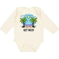thumbnail image 3 of Inktastic Summer Vacation in Key West Boys or Girls Long Sleeve Baby Bodysuit, 3 of 5