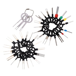 SHOWERORO 60pcs Pin Tool Removal Set Plastic Assorted Color for Wiring Harness Tools
