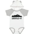 thumbnail image 3 of Inktastic Louisville Kentucky Skyline Cities Boys or Girls Baby Bodysuit, 3 of 5