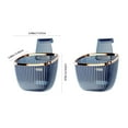thumbnail image 3 of XYAIYT Dual Pack Kitchen Wall Hanging Baskets for Garlic Ginger Storage Easy Install ABS Material with Hooks Multipurpose Stackable Organizer for Pantry Office Bathroom 6.96 x 5.97 x 5.06 in, 3 of 8