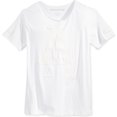 thumbnail image 1 of Ring Of Fire Varsity LA - Camiseta adornada para hombre, color blanco, extragrande Ring Of Fire Camiseta adornada, 1 of 1
