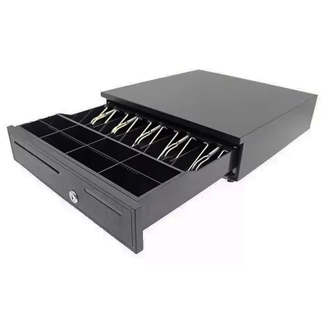 Cajon De Dinero Metalico 5 Billetes 8 Monedas Cable Rj11 KISHNELL Star