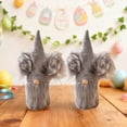 thumbnail image 4 of Fwttom Bunny Ear Easter Gnomes Handmade Faceless Spring Gnomes Decorations for Home Plush Tabletop Ornament, 4 of 7