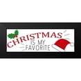 thumbnail image 2 of Allen, Kimberly 18x9 Black Modern Framed Museum Art Print Titled - Christmas Is, 2 of 5