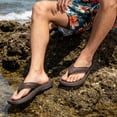 thumbnail image 2 of MeMoride Men's Flip-Flops Cushioned Arch Support Non-Slip Thong Sandals for Beach Pool Indoor Outdoor, 2 of 7