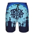 thumbnail image 3 of Fotbe Halloween Trick Or Treat Trajes de Baño Estampados para Hombre, Shorts de Verano de Secado Rápido, Ropa de Playa, Bañadores-X-Large, 3 of 6