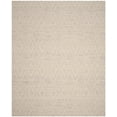 thumbnail image 2 of SAFAVIEH Marbella Alicia Geometric Diamonds Wool Area Rug, Silver/Ivory, 9' x 12', 2 of 7
