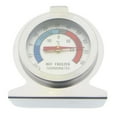 thumbnail image 3 of Refrigerator Freezer Thermometer Fridge DIAL Type Stainless Steel Hang Stand 1pc, 3 of 11