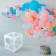 thumbnail image 7 of 1 Set 11 Holes Plastic Balloon Sizer Measuring Box Cube Tool for Party Birthday Wedding Balloon Decorations Creating Balloon Arch Columns 12x12 Inches, 7 of 7