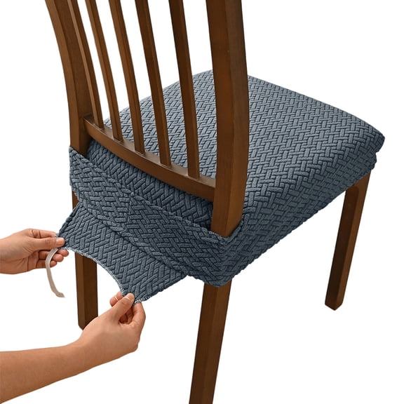 RUINIXCW Chair Seat Covers For Dining Chairs Dining Room Chair Seat Anti-Dust Stretch Fit Removable Washable Slipcovers Kitchen Chair Covers