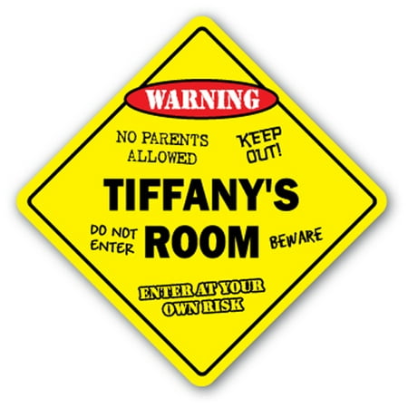 Tiffany S Room Decal Crossing Xing Kids Bedroom Door Children S Name Boy Girl