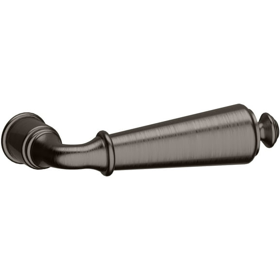 Baldwin 5125.Rmr Single Right Hand Estate Lever Minus Rosettes - Lifetime Graphite Nickel