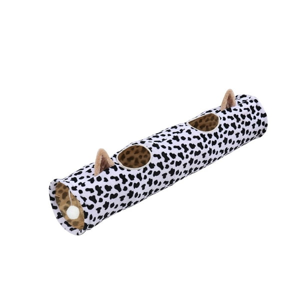 Túnel para gatos - Juguete interactivo para gatos - Túneles para gatos - Túnel plegable para gatos Vaca