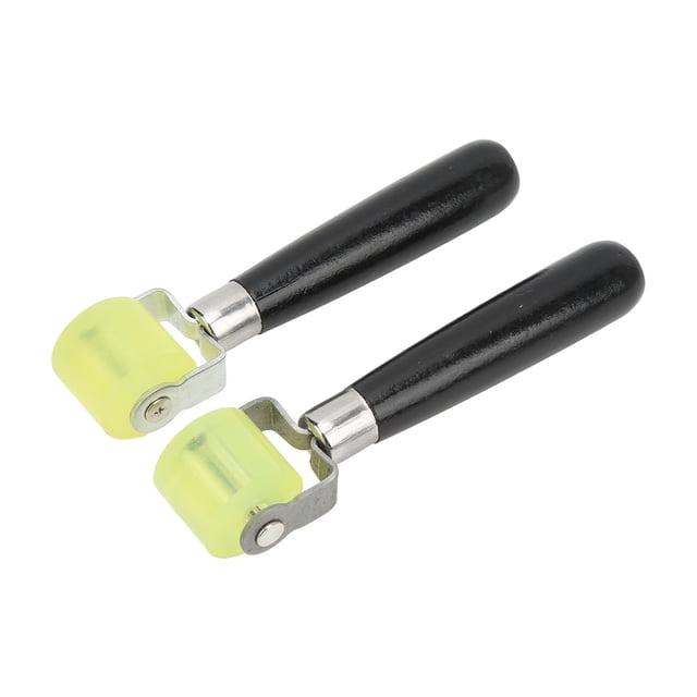 Rodillo insonorizante Nikou 1 par Rodillo insonorizante de audio para automóvil Mango de madera rodillo verde transparente