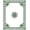 Green, Pattern 2, variant on ODIKA 8'x10' Machine Washable Non-Slip Area Rug, Victorian Scroll Featuring Stylized Rosette and Interlaced Fretwork High Traffic Rug, Green, 665856