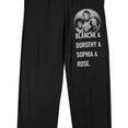 thumbnail image 2 of Golden Girls Golden Names Men's Black Sleep Pajama Pants-XXL, 2 of 7