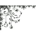 thumbnail image 2 of IndigoBlu Cling Mounted Stamp, 9.25 by 6.25-Inch, Frosted Baubles, 2 of 2