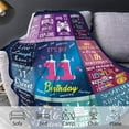 thumbnail image 3 of LHSHID 20th Birthday Gifts for Girls 20 Year Old Girl Birthday Gift Soft Blanket for Couch Bed 20th Birthday Decorations for Girls Best Teenage Girl Gifts for 20 Year Old Girls 60x80in, 3 of 6