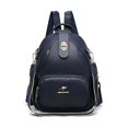 thumbnail image 3 of Bolsos de estilo sencillo para mujer, bolsos de moda para mujer, de cuero de color sólido, de gran capacidad, con doble cremallera, diseño ligero y lujoso, nuevos bolsos, 3 of 5
