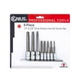 thumbnail image 2 of Genius Tools Hex Bit Socket Set 8 Piece SAE Wobble Design 1/4 Inch & 3/8 Inch Drive Durable S2 Steel - BS-2308SW, 2 of 6