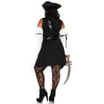thumbnail image 4 of Leg Avenue Womens 4 PC Plus Size Black Sea Buccaneer Costume, 4 of 5