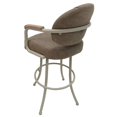 thumbnail image 2 of Swivel Extra Tall 34-35" Bar Stool - M-79 Beige Metal Frame, 2 of 3