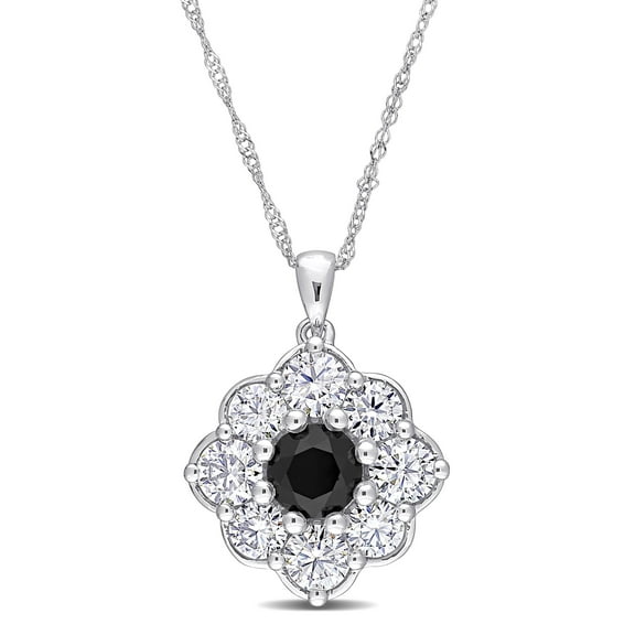 Everly Women's 1CT TW Diamond 10k White Gold Pendant