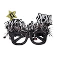 thumbnail image 2 of Tnobhg 2024 New Year Party Decoration Glasses Photo Props Black And Gold Themed Frames HAPPY NEW YEAR Glasses Frames, 2 of 8