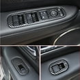 thumbnail image 2 of for Honda HR-V HRV 2016 - 2021 Window Switch Panel Cover Set Carbon Fiber Look -, 2 of 4