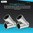 thumbnail image 7 of MARINE CITY Tee Connector Hand Rail 3-Way Fittings, 45/60/90 for 1-Inch Stainless Steel Tube, Corrosion-Resistant, Ideal for Marines,Boats, Yachts, Kayaks Pack of 2, 7 of 7