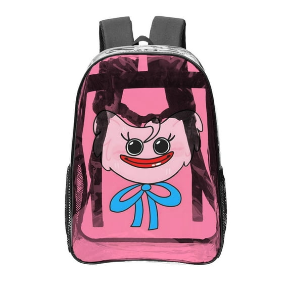 Zoonomaly Pattern Transparent Backpack Lightweight And fashionable Showcasing Personality And Leading The Trend