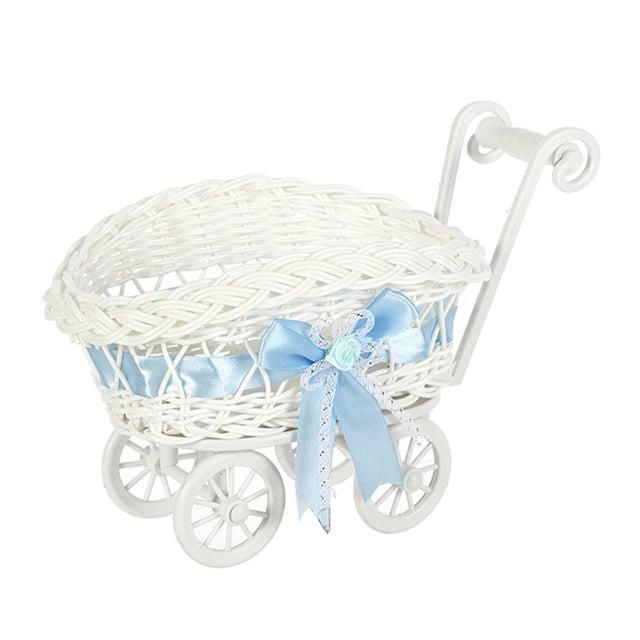 Imitation Vines Weaving Basket - Small Cart Sugars And Fruit Basket - Multi Functional Storage Basket - Home/Wedding Decoration