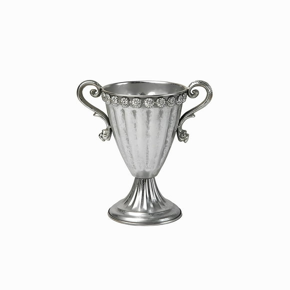Silver Iron Vase Metal Flower Pot Home Decor Decorative Vase for Wedding Event Centerpiece Office Desk Table Decor Modern Geometric Planter