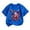 AB269 Blue, variant on Bainana Boys Short Sleeve T Shirts Baseball Print Fashion Tops Big Kids Summer Tees