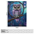 thumbnail image 4 of COMIO Owl Blanket Soft Cozy Throw Blanket Lightweight Plush Warm Blankets Camping Animals Blanket Owl Gifts for Owl Lovers for Women Men for Holiday Sofa Couch for All Season Owl Decor, 4 of 6