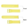 thumbnail image 4 of Uxcell Silicone Watch Bands, 20mm Watch Strap Quick Release for Men Women, Yellow, 4 of 7