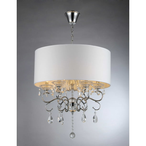 Krissy 6 Light Crystal Chandelier Com Krissy 6 Light Crystal Chandelier, Princess 8 Light Crystal Chandelier Wayfair