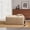 Beige (Long Plush), variant on XIZZI Extra Large Ottoman Footrest, Oversized Footstool with Plush & Corduroy Fabrics, Big Size Foot Stool with High-Density Foam, Extra Seating for Living Room Bedroom,No Assembly-Gray