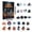 C, variant on Jollyzo Halloween Advent Calendar 2026, Halloween Vacation Countdown Calendars, Halloween Ornaments Gifts with 24 pcs Collectible Doll Figures for Kids and Adults