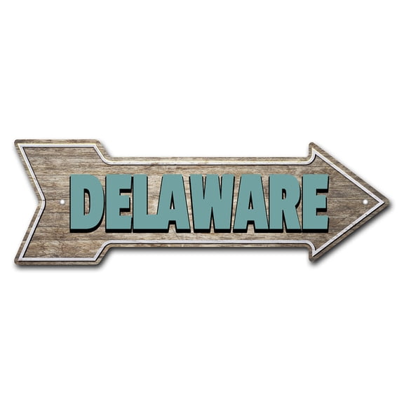 SignMission P-ARROW8-999894 24 in. Delaware Arrow Sign
