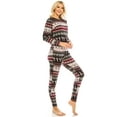thumbnail image 3 of Women's Cozy Christmas Fleece-Lined 2-Piece Matching Jogger Sets, 3 of 5