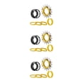 thumbnail image 1 of Transemion Single 1 Speed Cassette Cog Durable Fixed Gear Conversion Set for 7-10s Hubs Gold 17T 3Set, 1 of 6