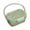 Green, variant on Partheme 9x7x3 Inch Hanging Retractable Colander, Thickened Vegetable Washing Basin for Kitchen, Fruit Rice Strainer, Bathroom Toiletry Storage Basket, Green