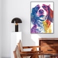 thumbnail image 5 of Hudo Dog Wall Art,ColorfulWelsh Springer Spaniel Dog Canvas Wall Art For Living Room Decor Vintage Posters & Prints Wall Decor For Bathroom Wall Art For Bathrooms Unframed 12x18 inches, 5 of 5